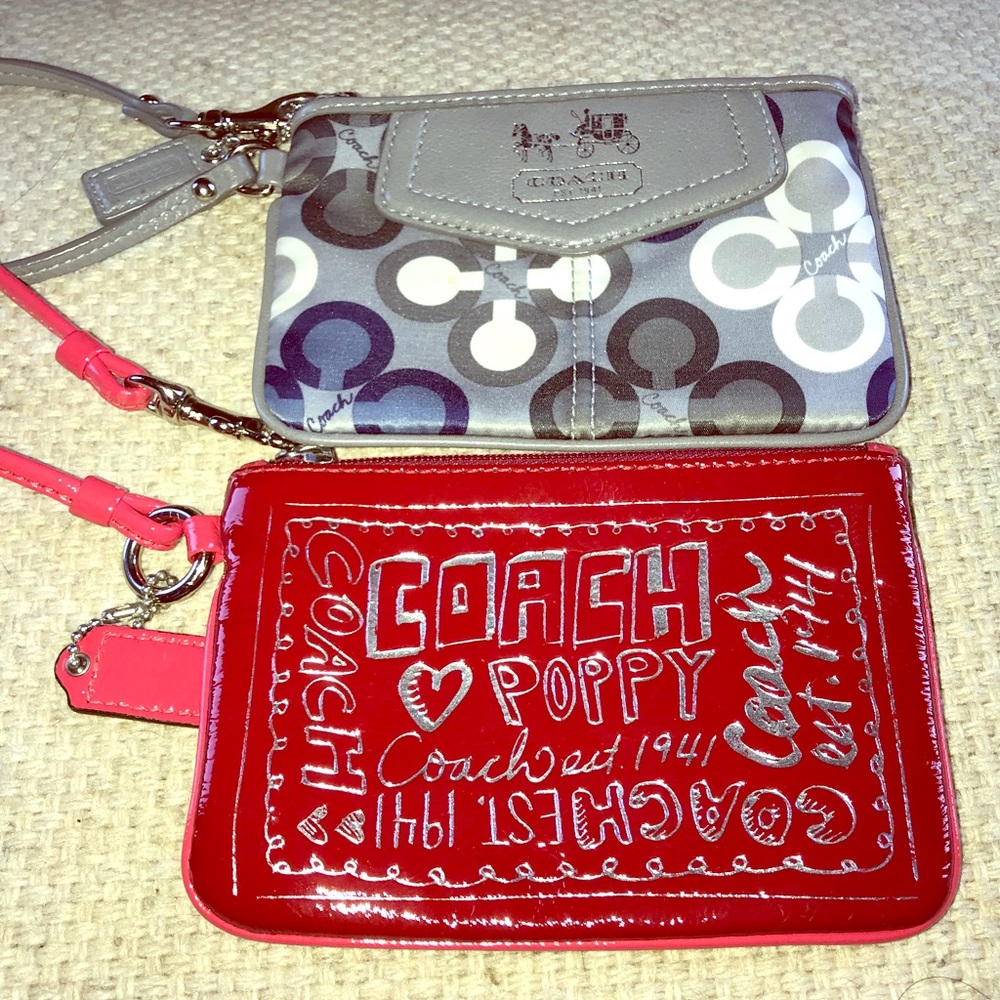 2 Coach Wristlets